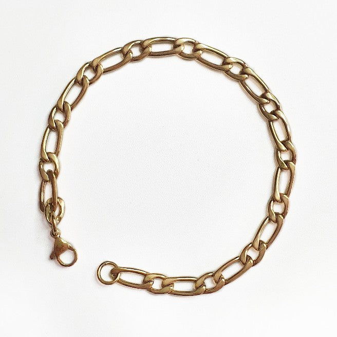 Pulsera Eslabones Oro (Acero)