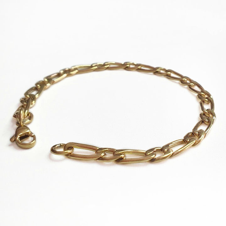 Pulsera Eslabones Oro (Acero)