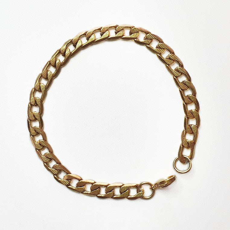 Pulsera Barbada Oro (Acero)