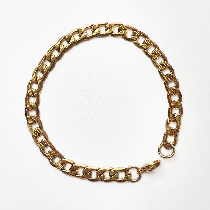 Pulsera Barbada Oro (Acero)